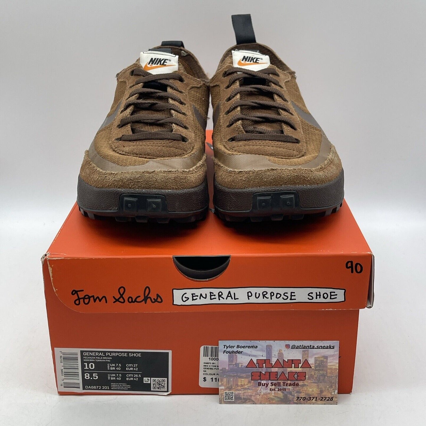 Size 6.5W - NikeCraft General Purpose Shoe x Tom Sachs Low Brown (DA6672-201)