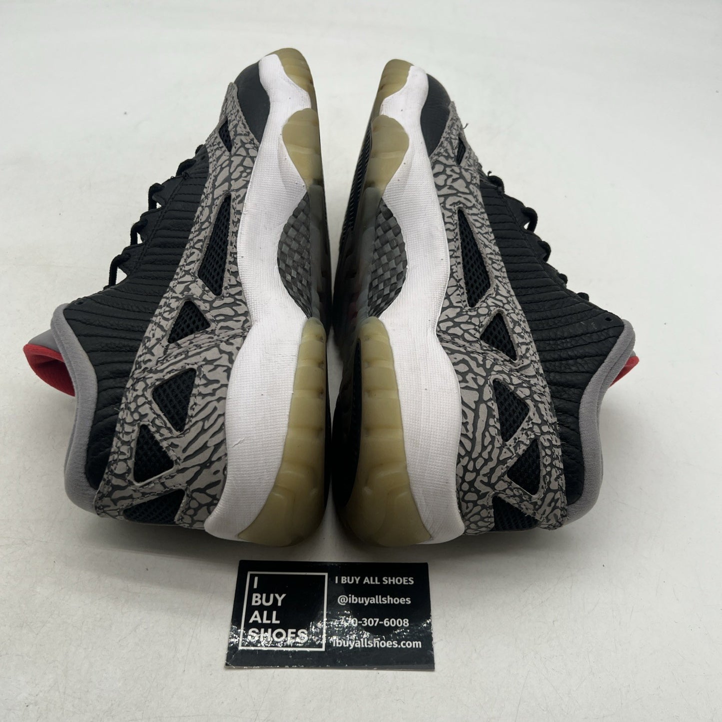 Size 9 - Air Jordan 11 Retro IE Low Black Cement (919712-006)