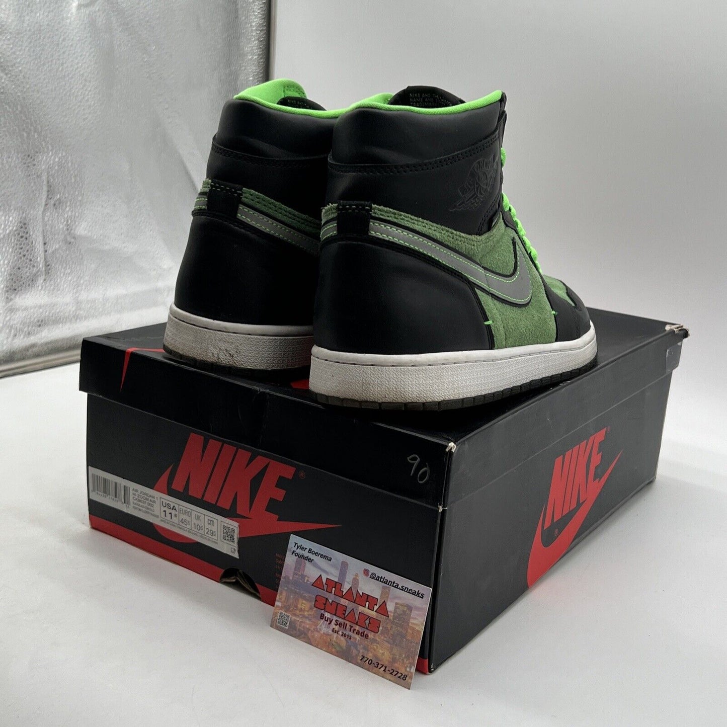Size 11.5 - Air Jordan 1 Zoom High Zen Green (CK6637-002)