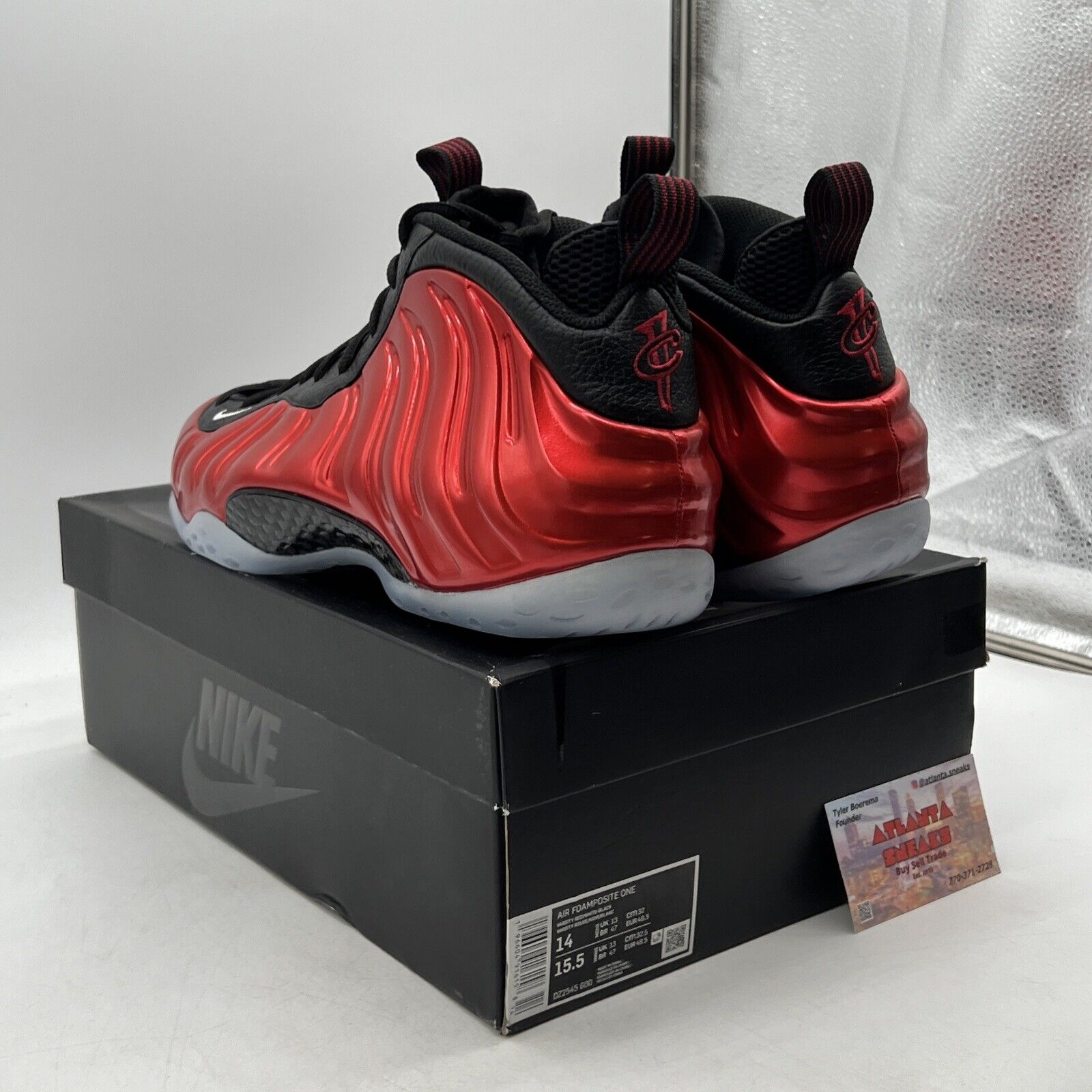 Size 14 - Nike Air Foamposite One 2023 Metallic Red