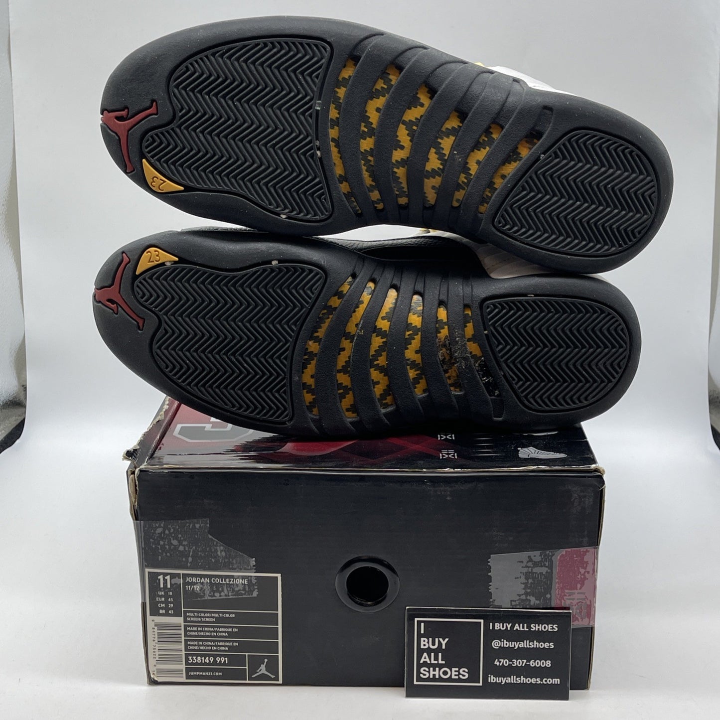 Size 11 - Air Jordan 12 Retro Countdown Pack White Black Suede (130690-109)