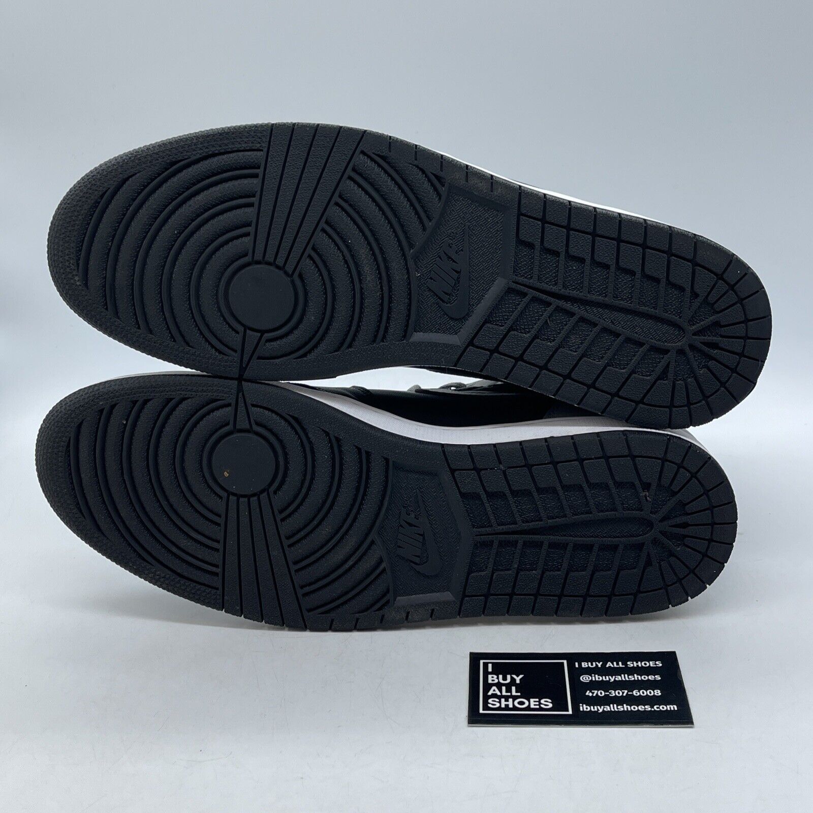 Size 12 - Jordan 1 Retro OG High Shadow Grey Black White Leather (555088-013)