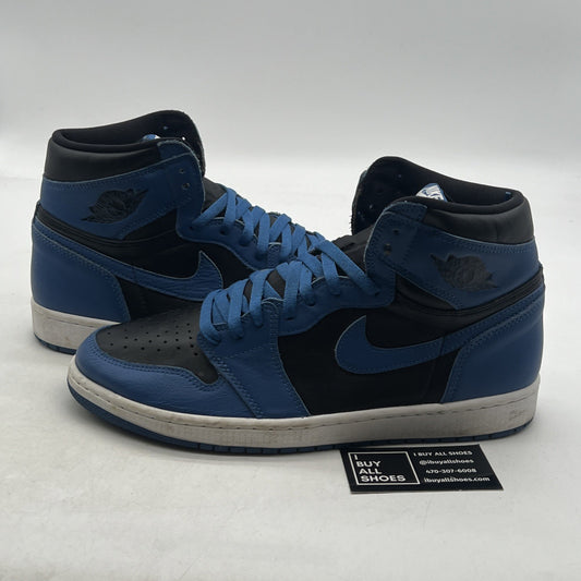 Size 12 - Air Jordan 1 Retro OG High Dark Marina Blue (555088-404)