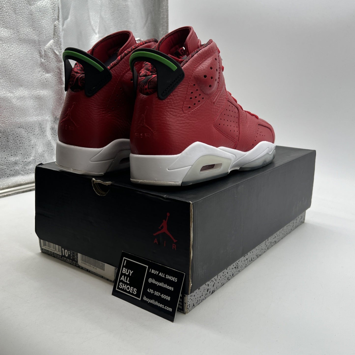 Size 10.5 - Air Jordan 6 Spizike History of Jordan (694091-625)