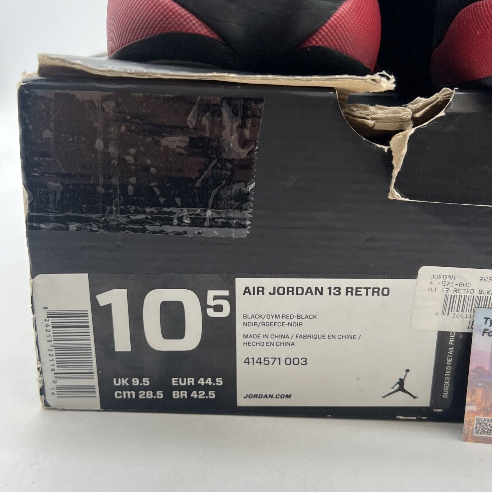 Size 10.5 - Air Jordan 13 Retro Dirty Bred (414571-003)