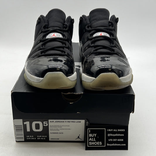 Size 10.5 - Air Jordan 11 Retro Low Infrared 23 (528895-023)