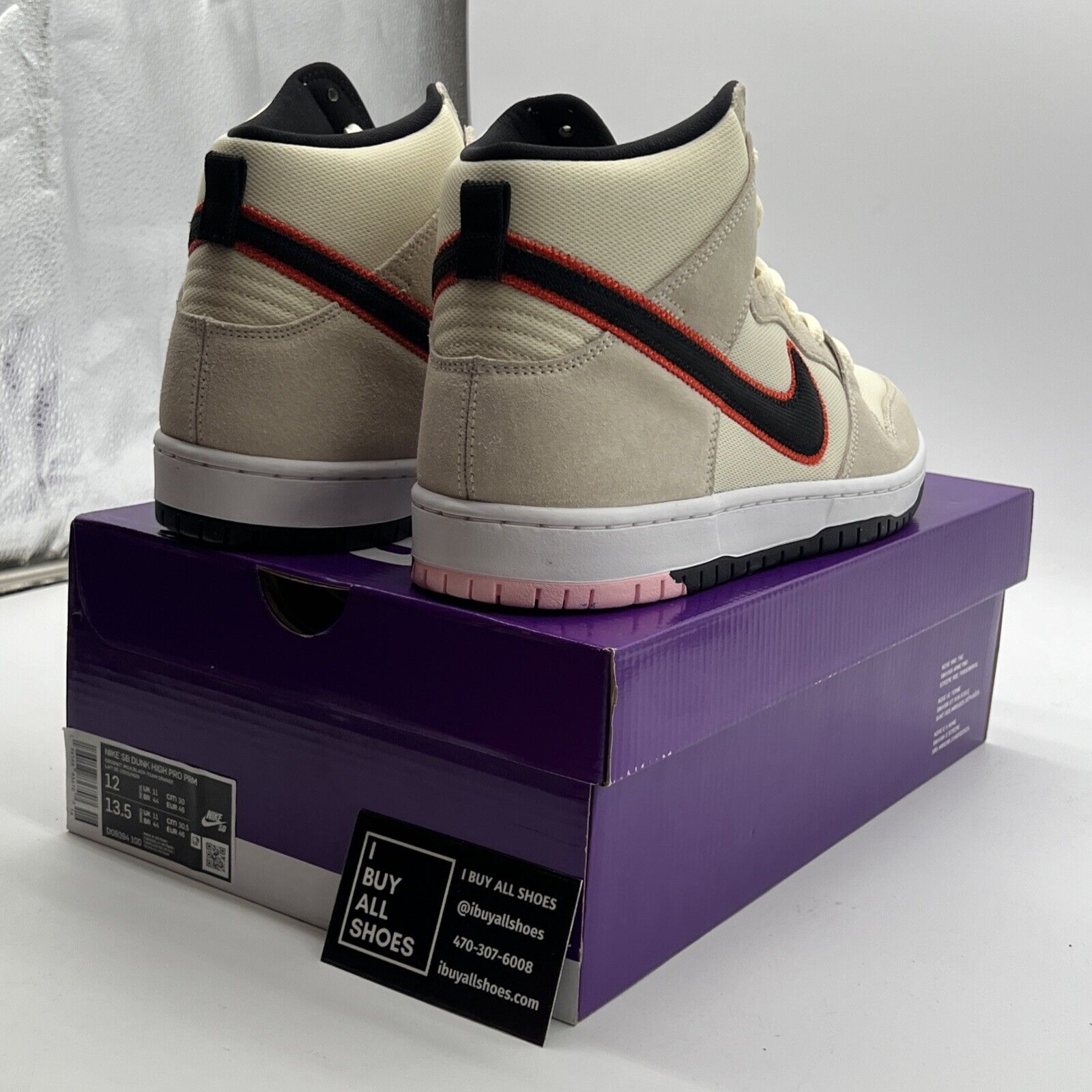 Size 12 - Nike Dunk SB High San Francisco Giants (DO9394-100)