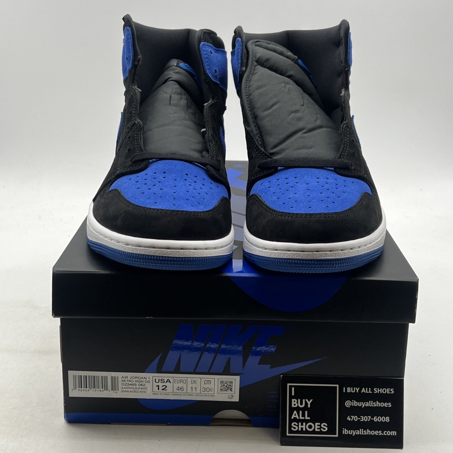 Size 12 - Air Jordan 1 Retro OG High Royal Reimagined (DZ5485-042)