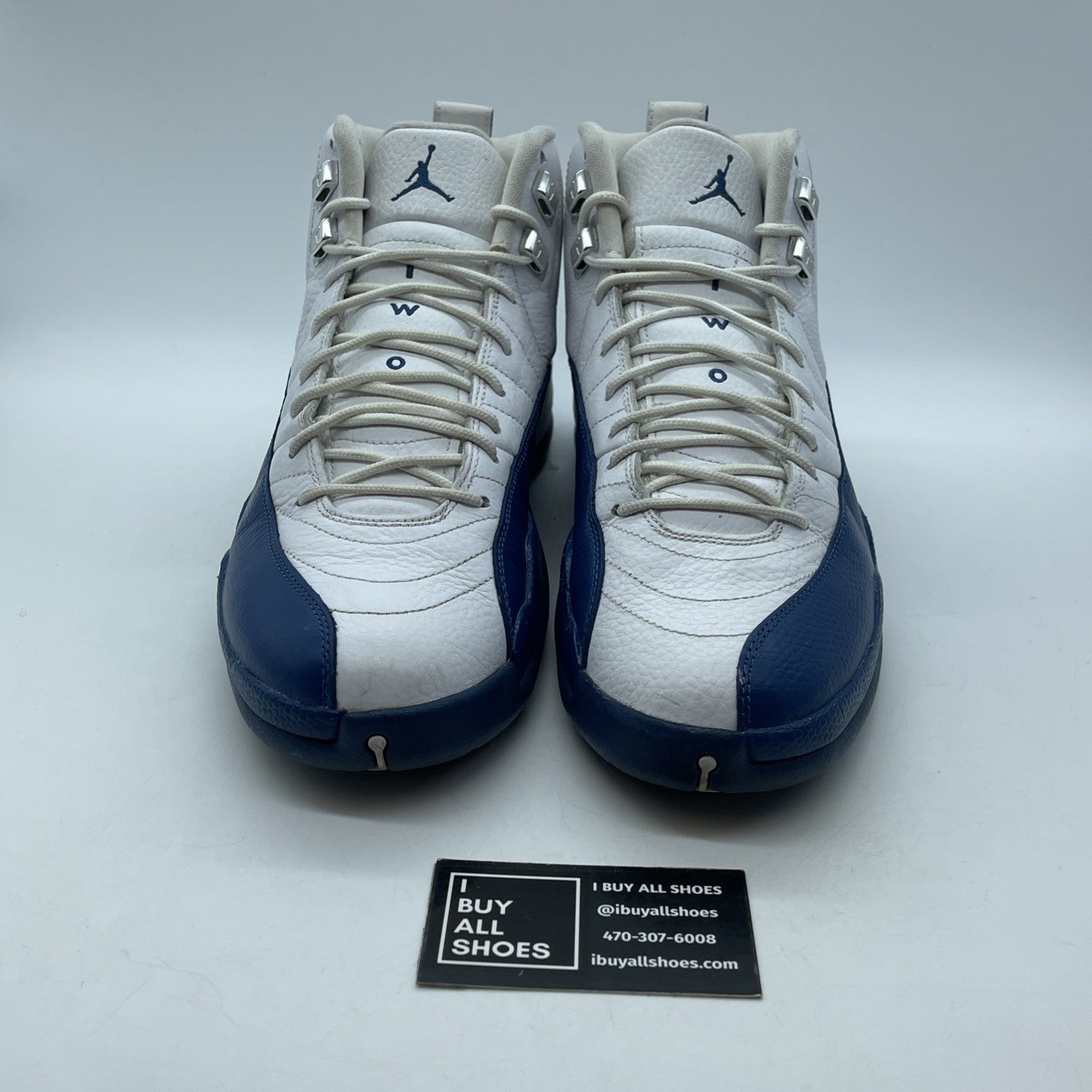 Size 11 - Jordan 12 Retro French Blue 2016 Red White Leather (130690-113)