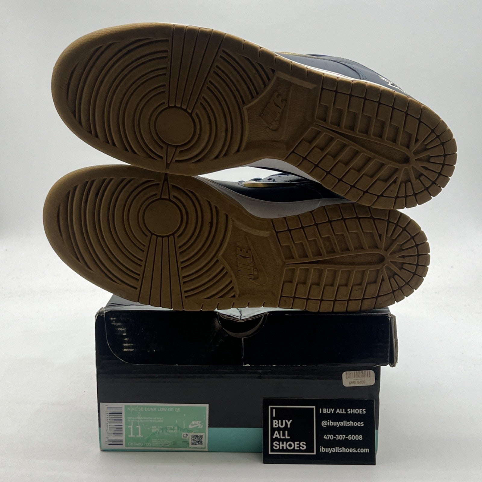 Size 11 - Nike Supreme x Dunk SB QS Low Metallic Gold (CK3480-700)