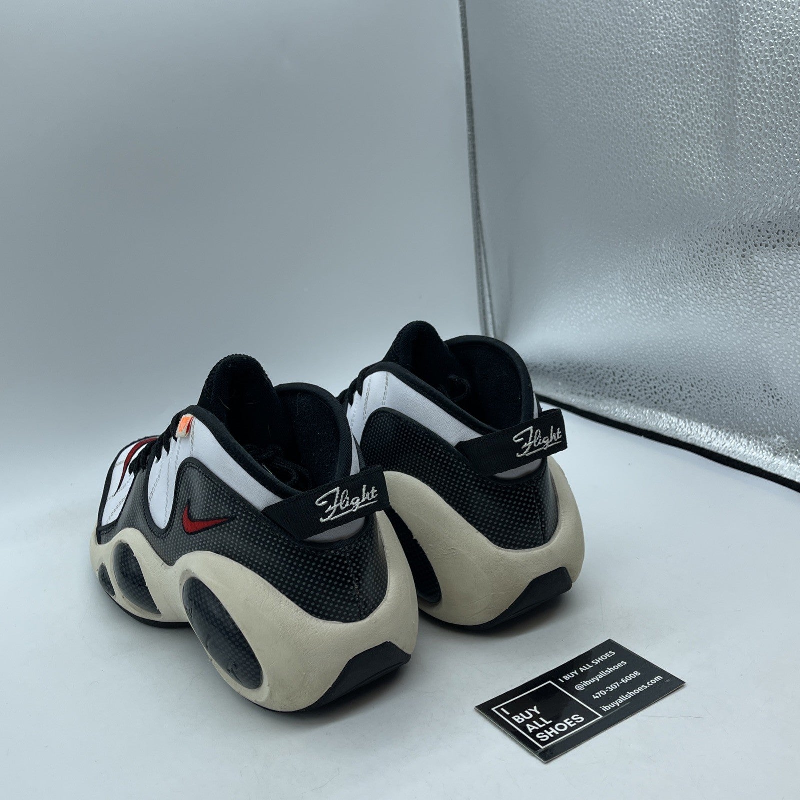 Size 12 - Nike Air Zoom Flight 95 Hoops Black White Leather (DX3955-100)