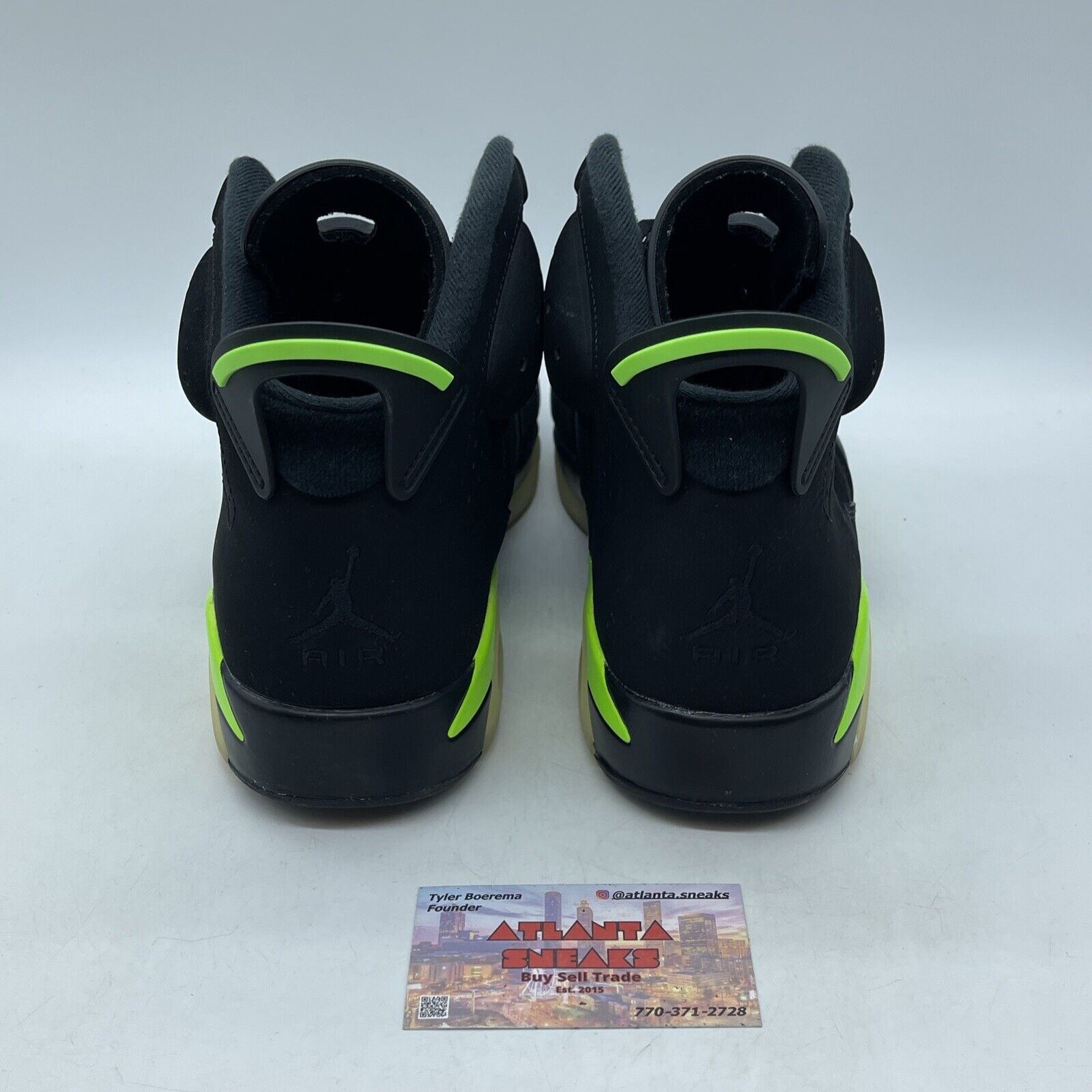 Size 11 - Jordan 6 Retro Electric Green 2021 Black Suede (CT8529-003)