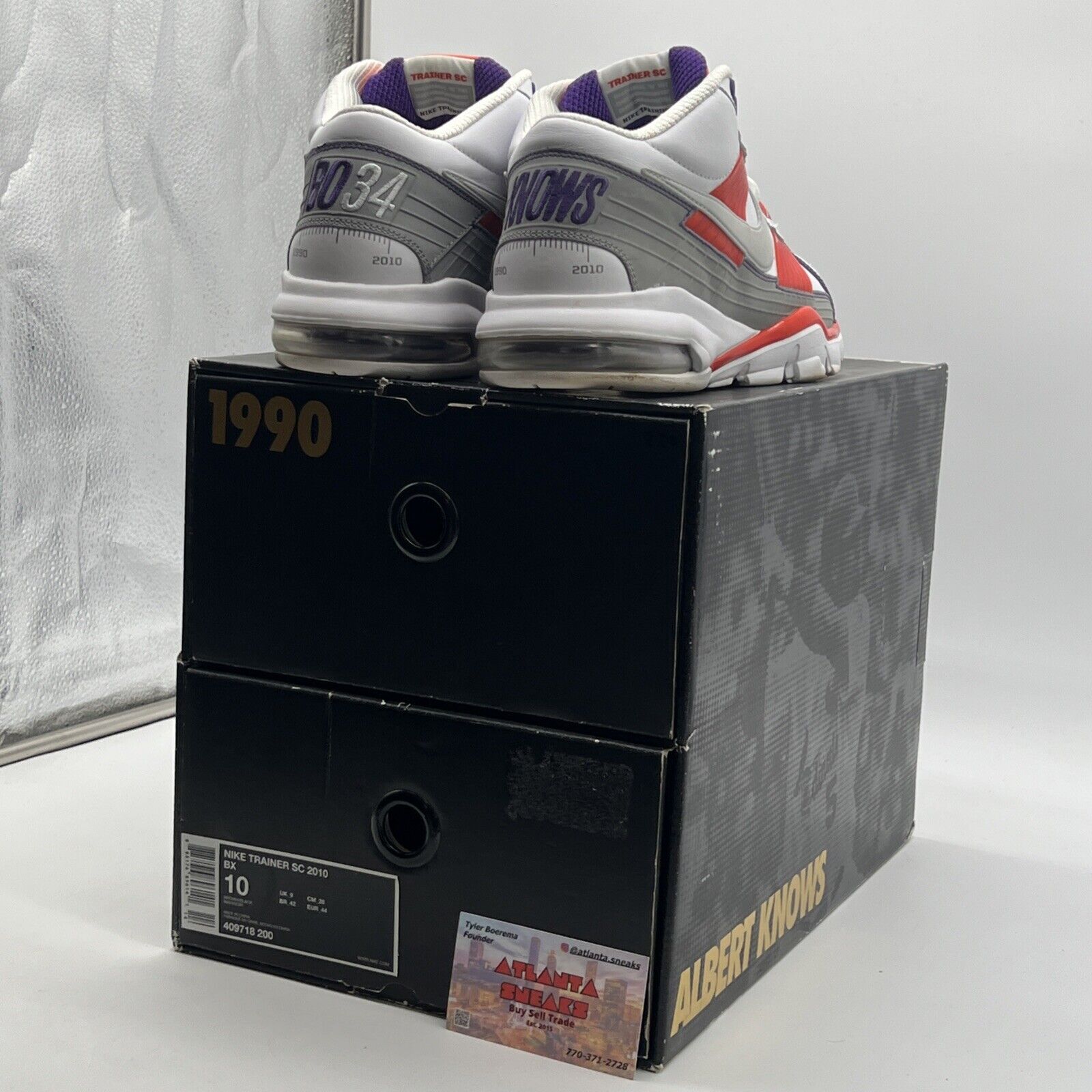 Size 10 - Nike Air Trainer SC 2010 BX 20th Anniversary Pack (409718-200)