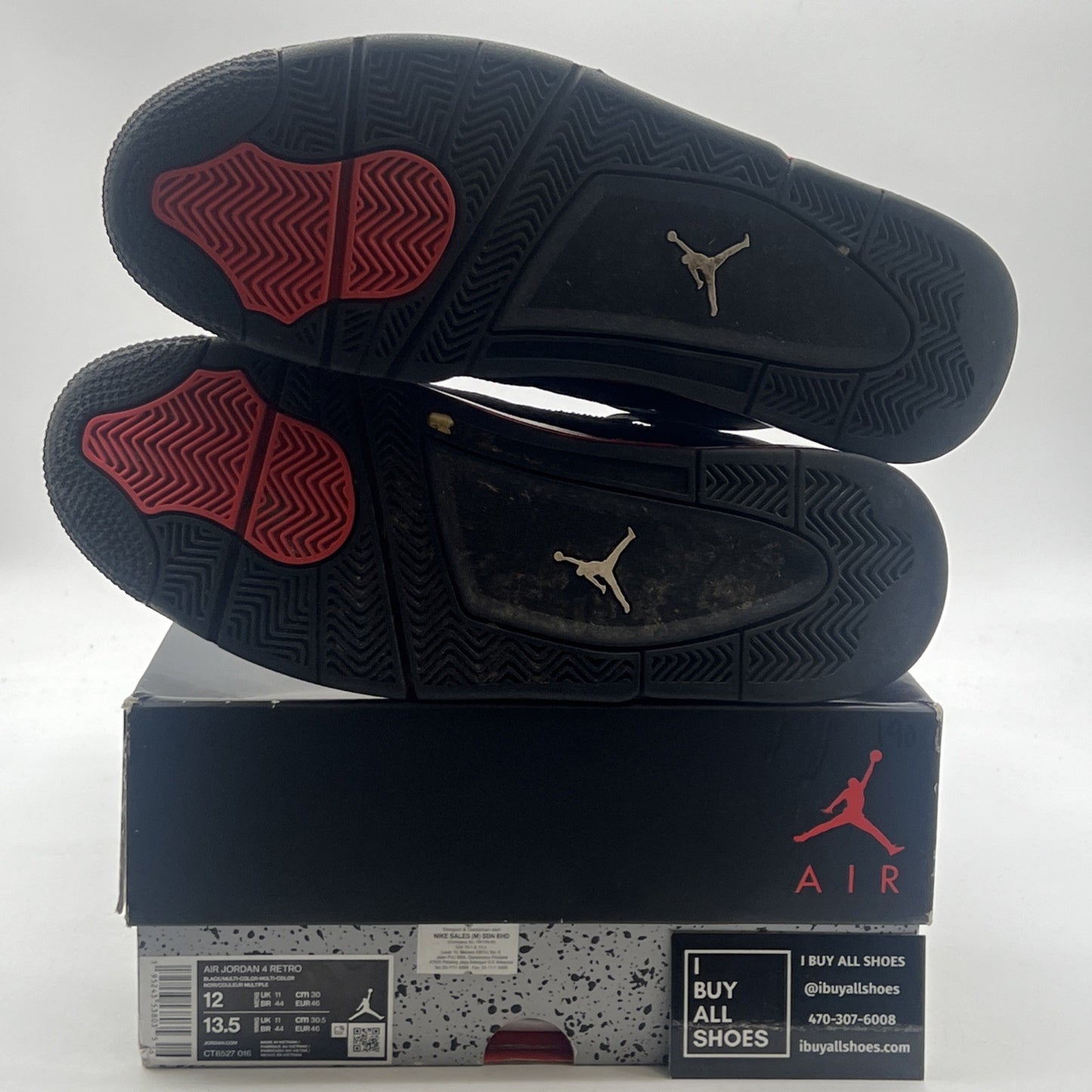 Size 12 - Air Jordan 4 Retro Mid Red Thunder (CT8527-016)