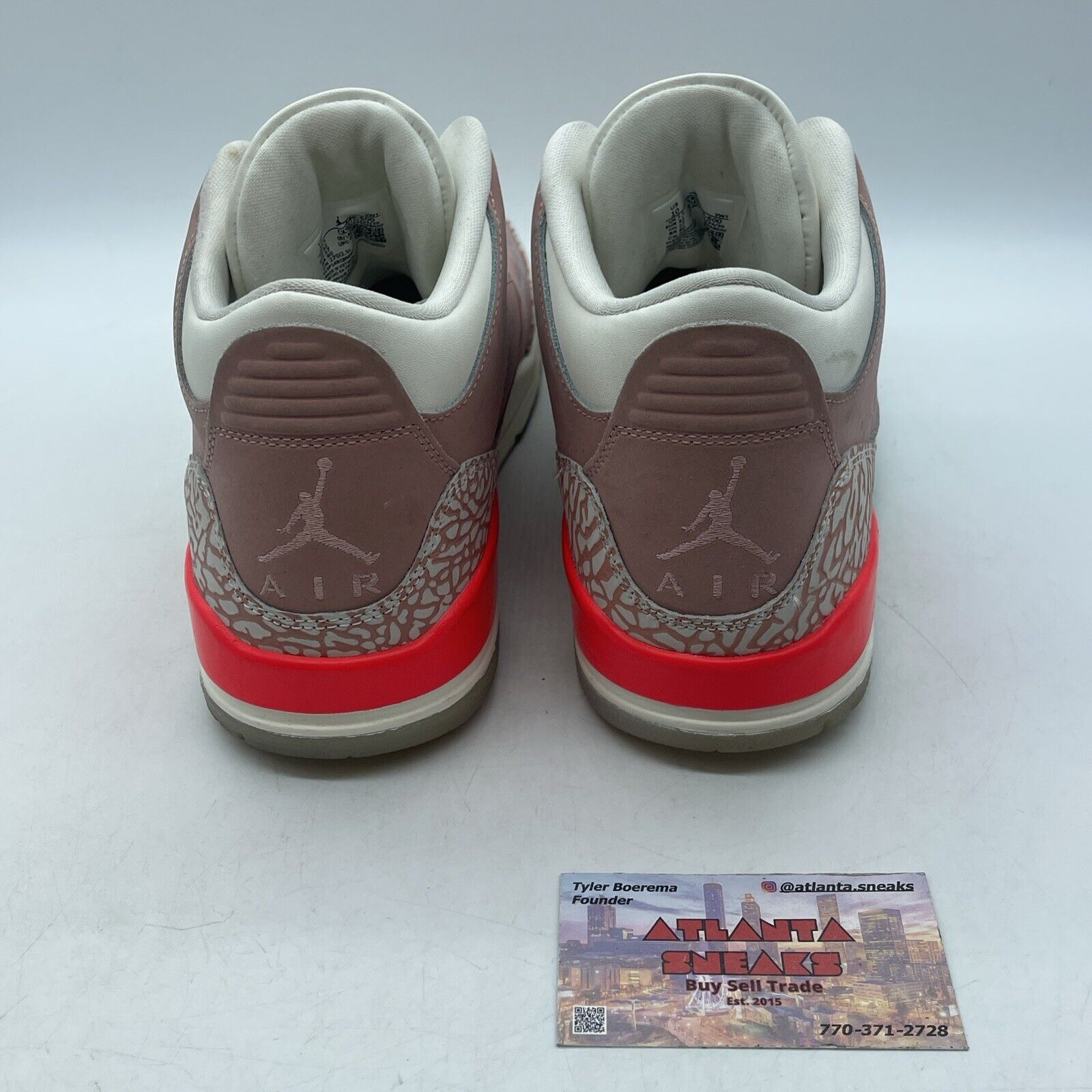 Size 10W - Air Jordan 3 Retro Rust Pink White Brown Suede (Ck9246-600)