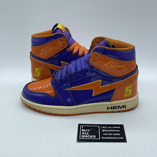 Size 7 - Kool Kiy Air Kiy Sport Blue Orange NY 0.2 Juneteenth Exclusive