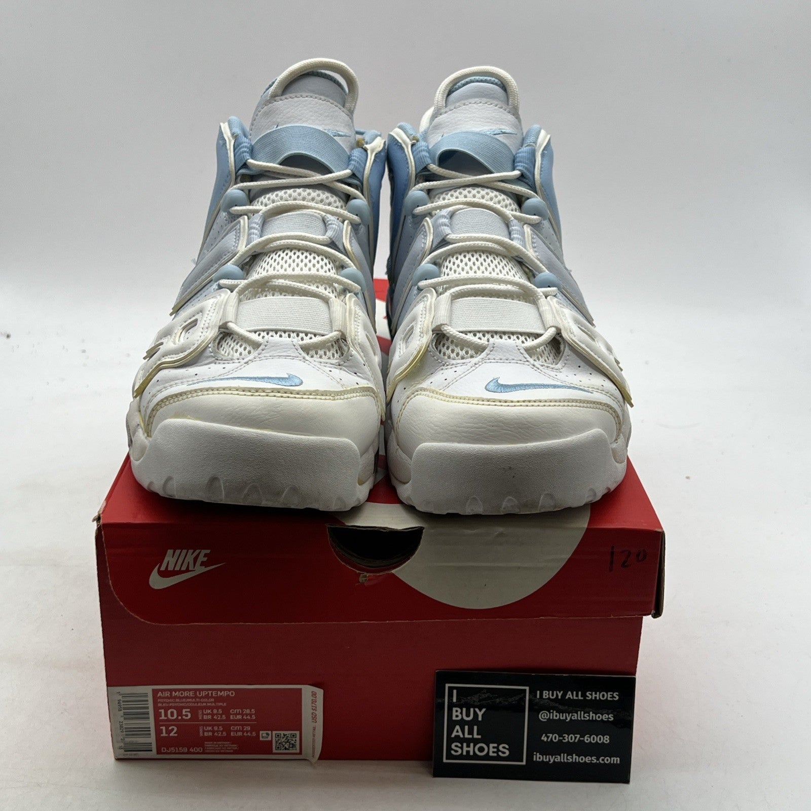 Size 10.5 - Nike Air More Uptempo Psychic Blue (DJ5159-400)