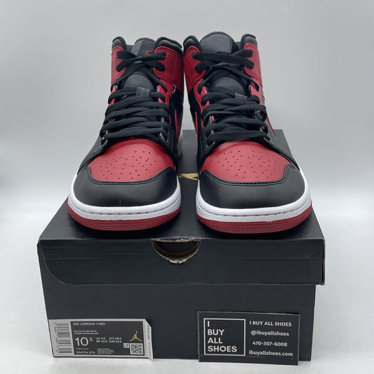 Size 10.5 - Air Jordan 1 Mid Banned 2020 (554724-074)