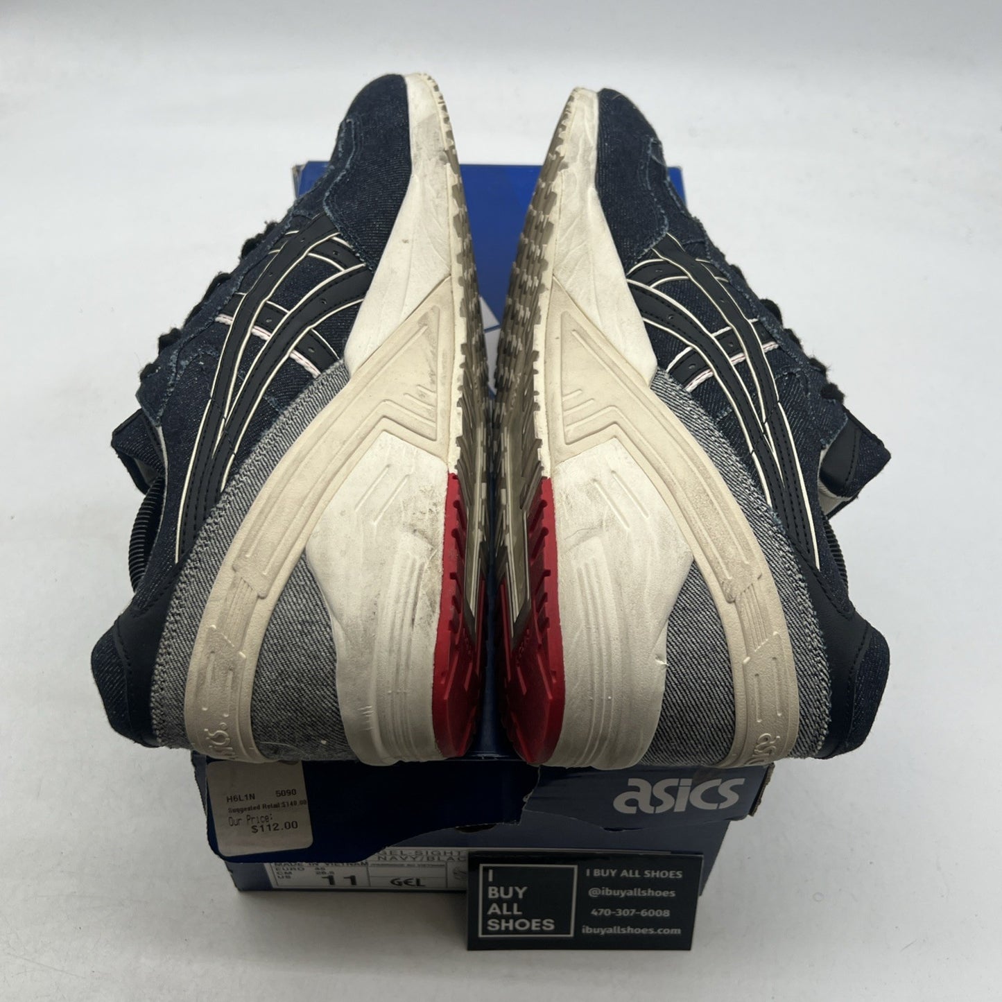 Size 11 - Asics Gel Sight Selvedge Denim (H6L1N5090)