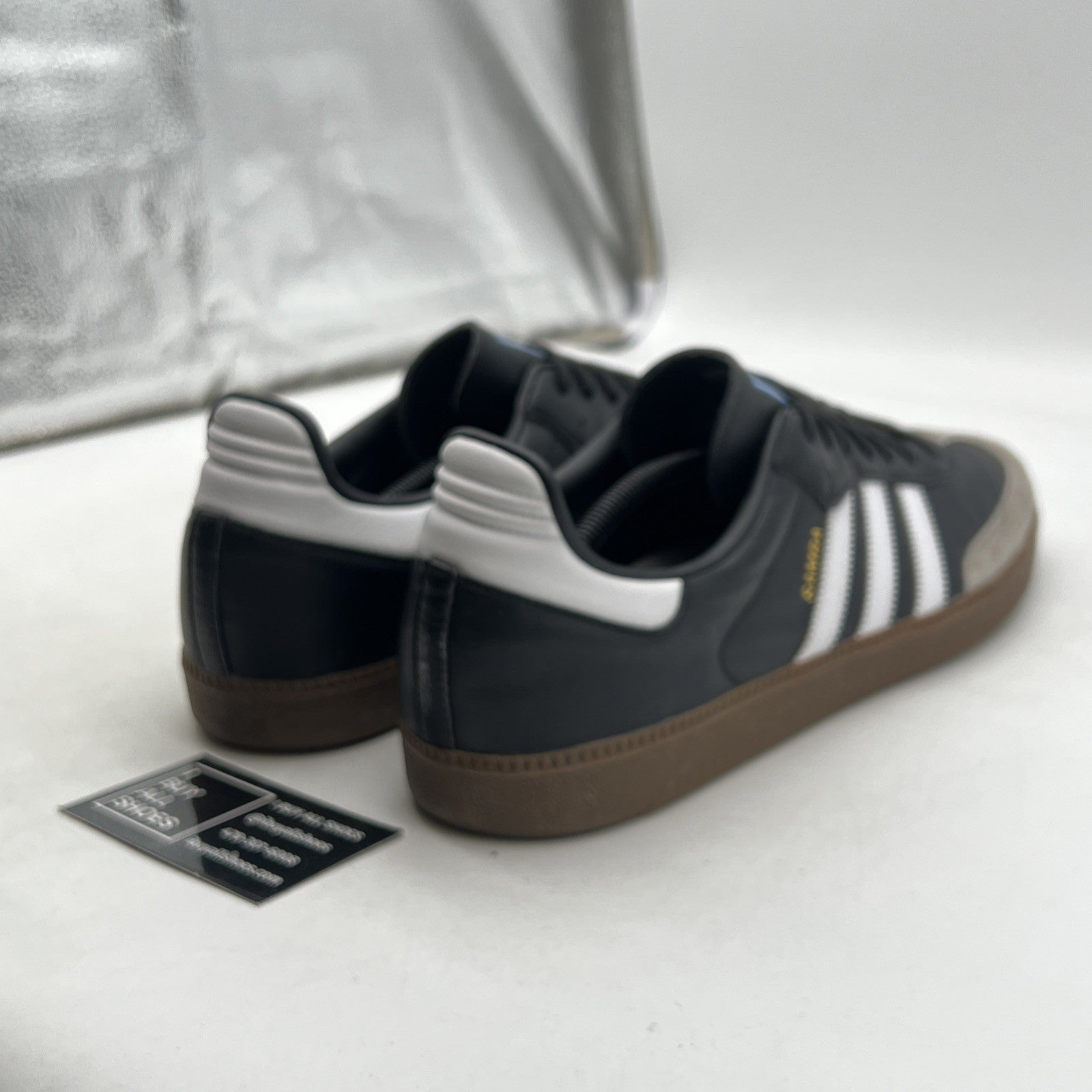 Size 14 - adidas Samba Vegan Low Black Gum (H01878)