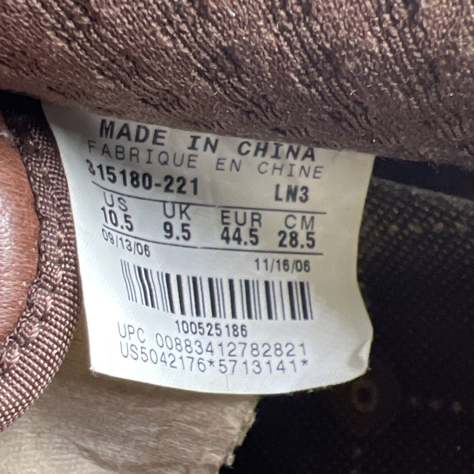 Size 10.5 - Nike Air Force 1 Premium 07 Brown (315180-221)