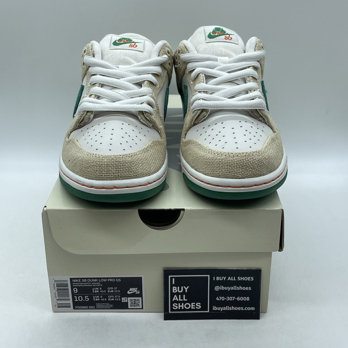Size 9 - Nike SB Dunk Low x Jarritos White (FD0860-001)