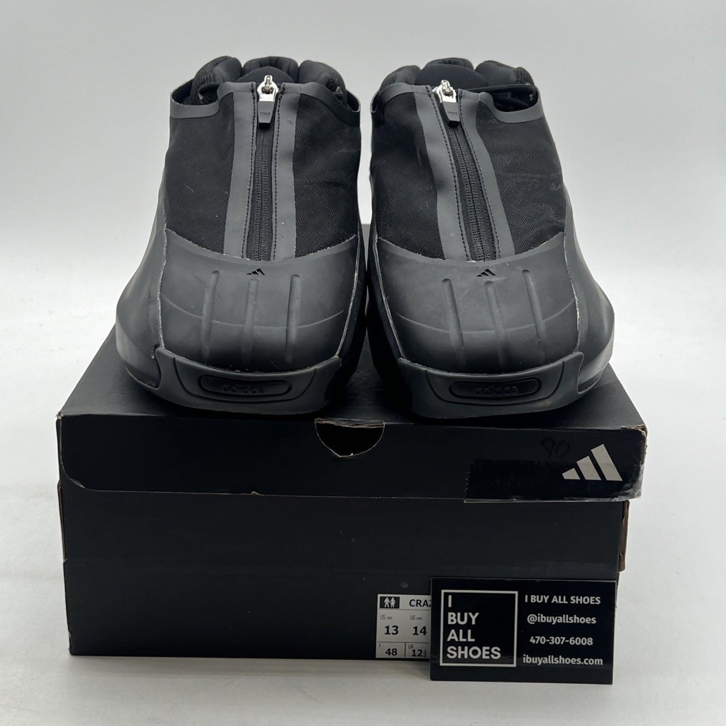 Size 13 - adidas Crazy IIInfinity Triple Black (IE7689)