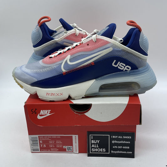 Size 6 - Nike Air Max 2090 USA Blue White Leather (CT2010-100)