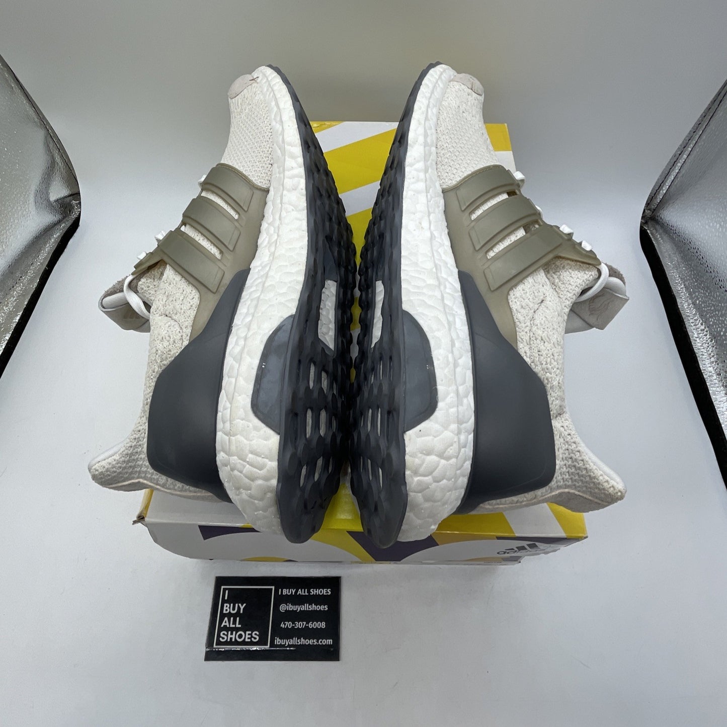 Size 9.5 - adidas Sneakersnstuff x Social Status x UltraBoost Lux Vintage White