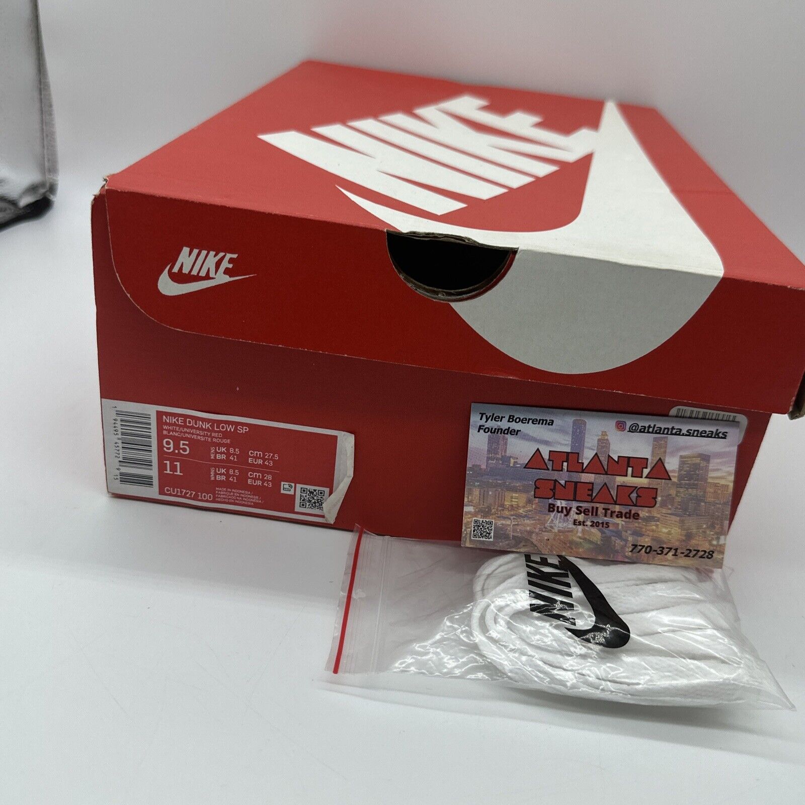 Size 9.5 - Nike Dunk Low 2020 University Red At John Rare