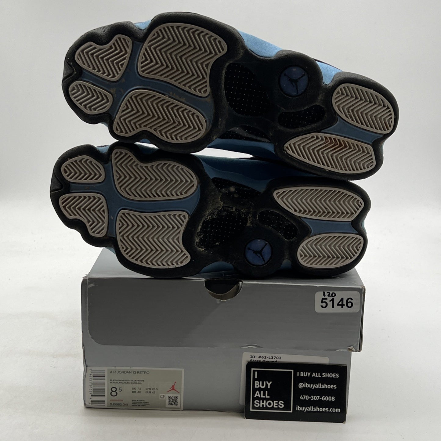 Size 8.5 - Air Jordan 13 Retro Mid Black University Blue (DJ5982-041)