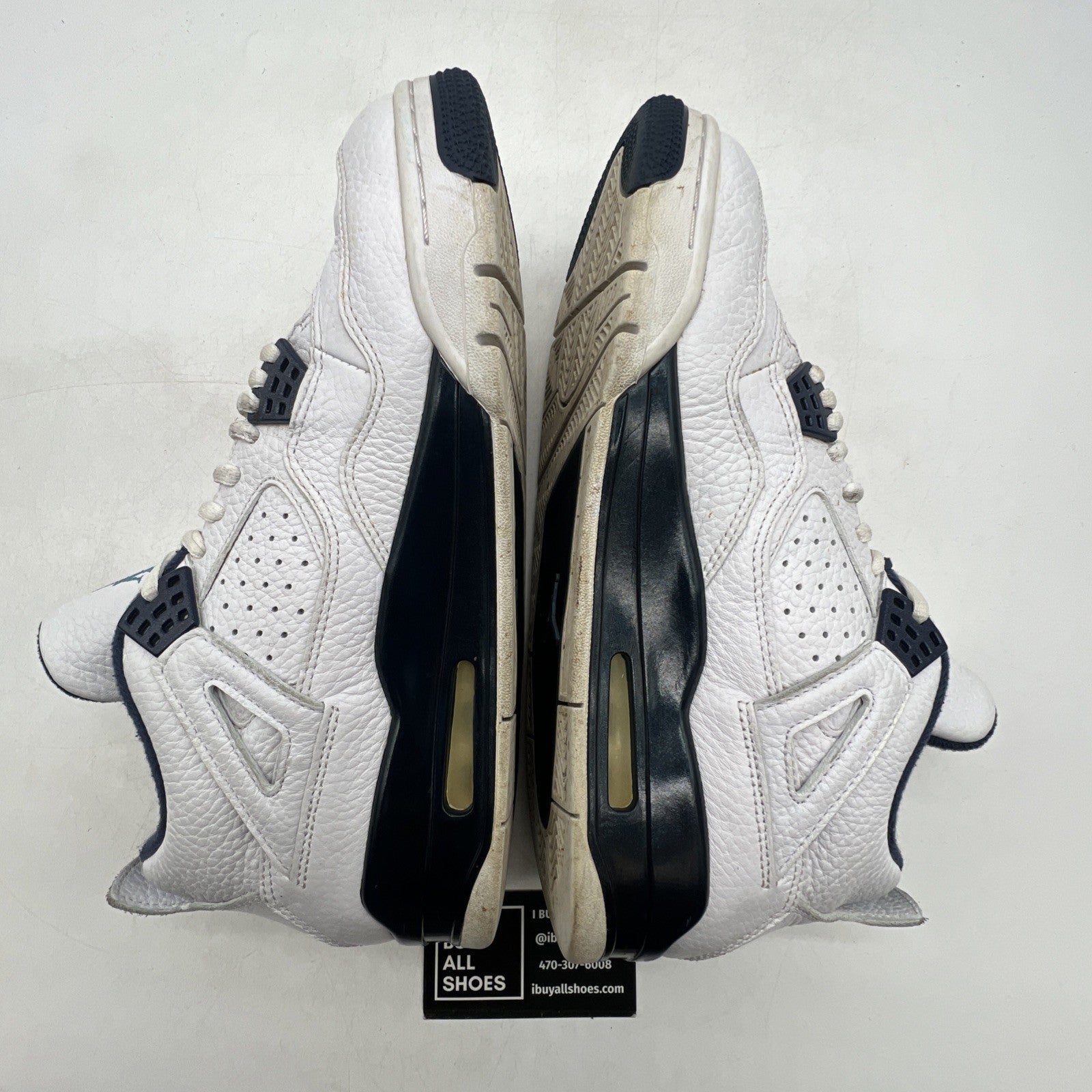 Size 9 - Air Jordan 4 Retro LS Columbia (314254-107)