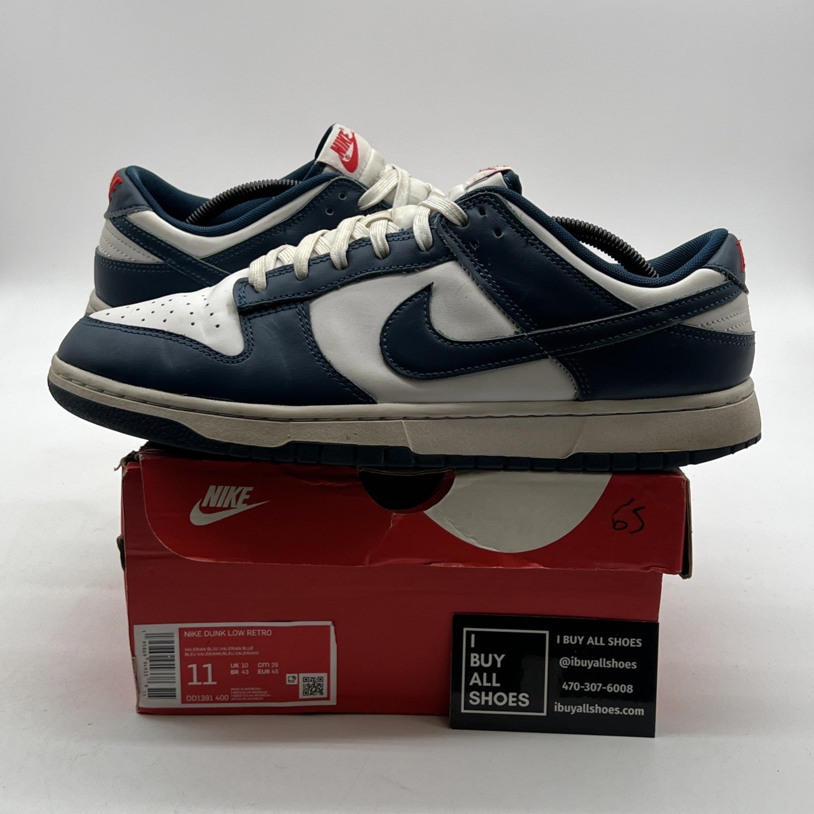 Size 11 - Nike Dunk Low Velarian Blue/White (DD1391-400)