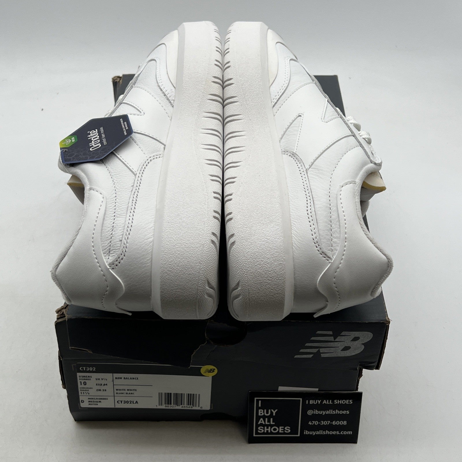 Size 10 - New Balance Platform Sneakers Triple White (CT302LA)