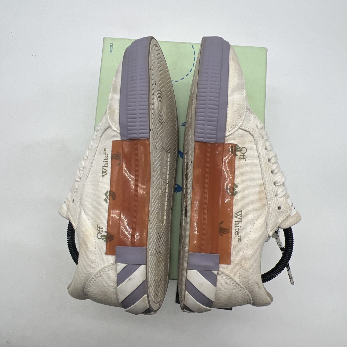 Size 42 - Off-White Vulc Sneaker White ,Light Blue, Grey (OMIA085F21FAB0010109)