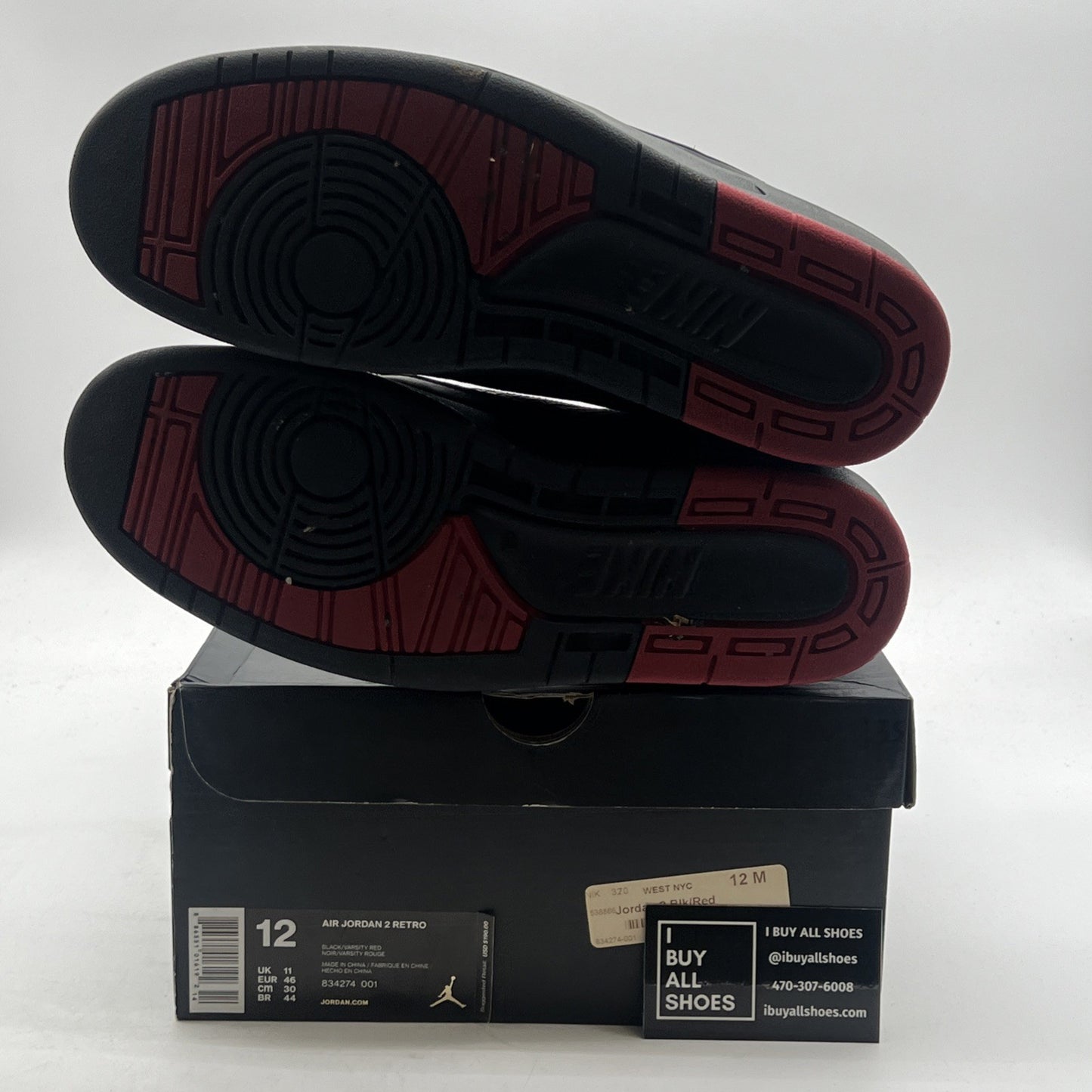 Size 12 - Air Jordan 2 Retro Alternate 87 (834274-001)