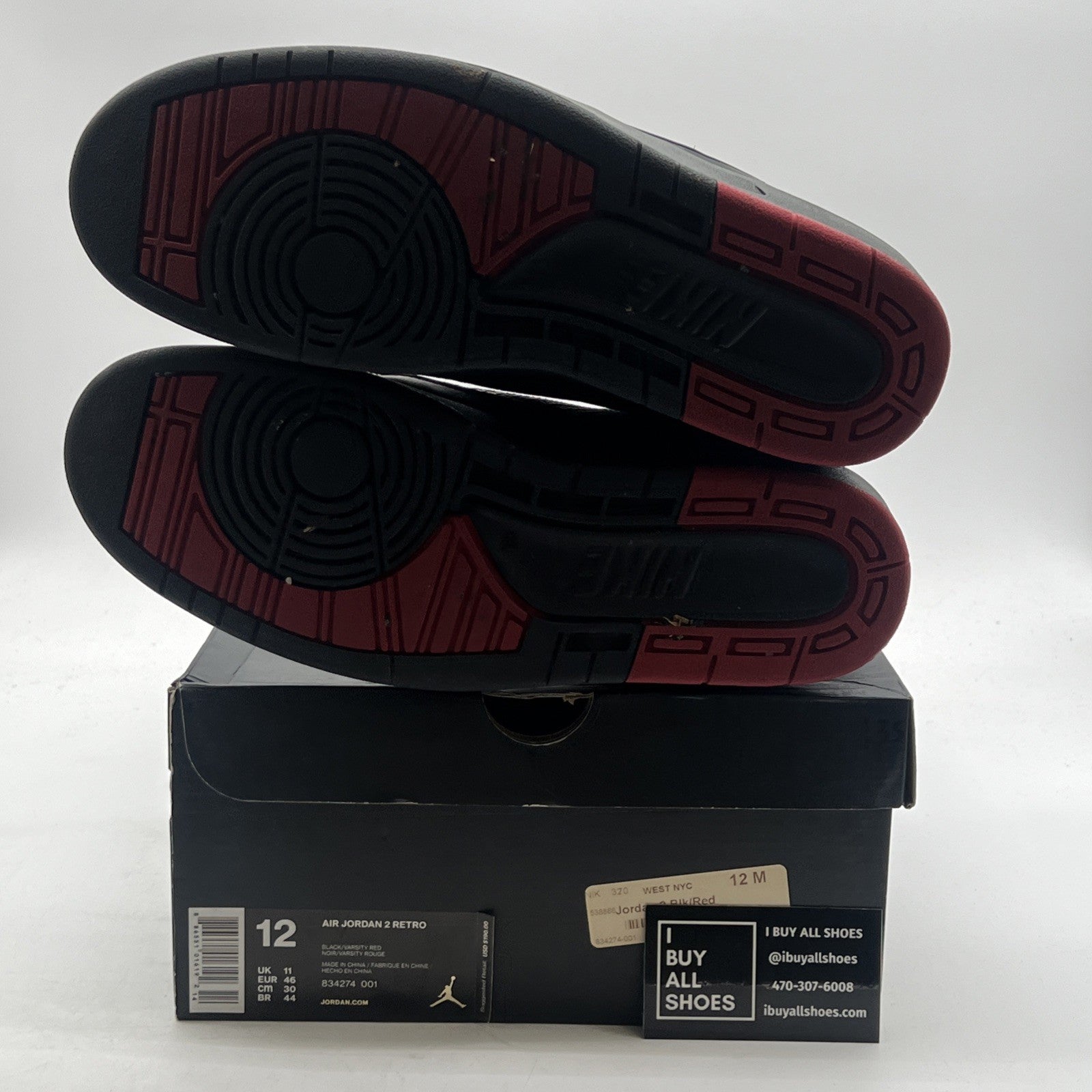 Size 12 - Air Jordan 2 Retro Alternate 87 (834274-001)