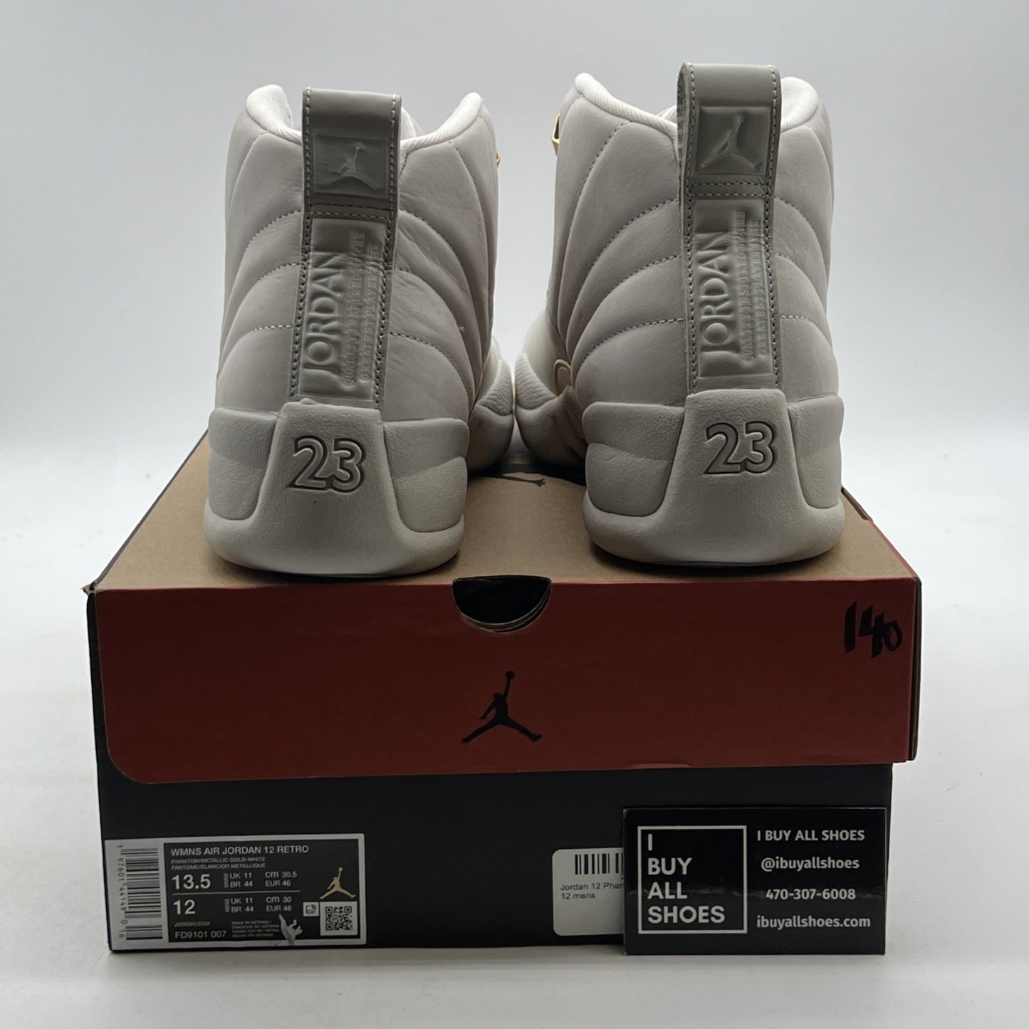 Size 13.5 - Air Jordan 12 Retro Phantom W (FD9101-007)