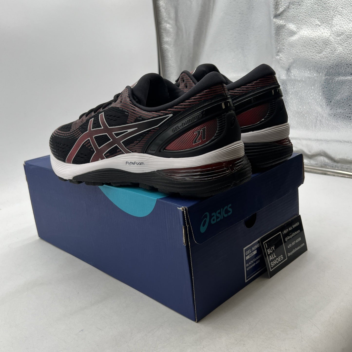Size 11.5 - Asics Gel Nimbus 21 Classic Red (1011A169-002)