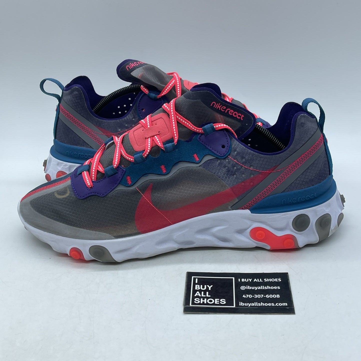 Size 12 - Nike React Element 87 Red Orbit (CJ6897-061)