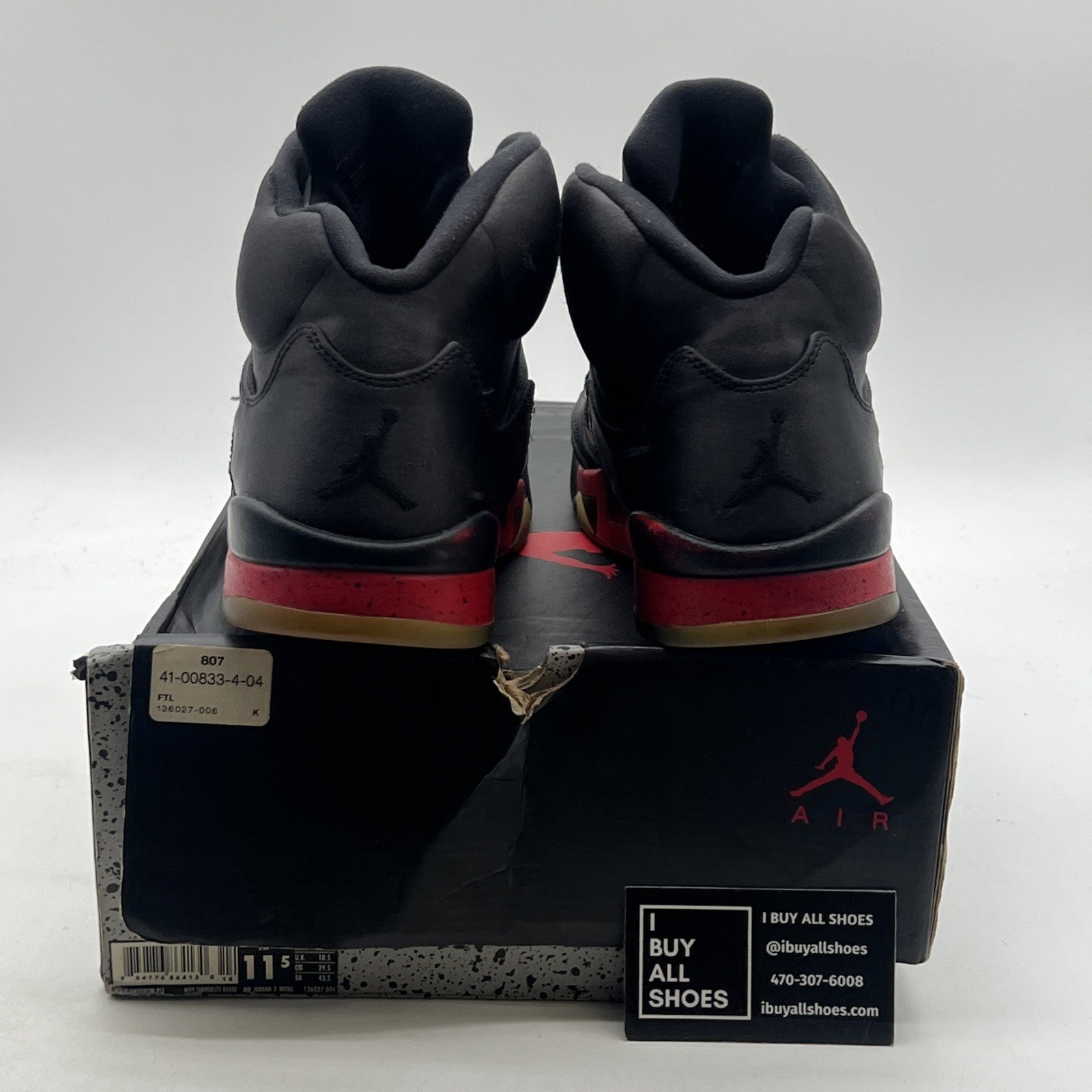 Size 11.5 - Air Jordan 5 Retro Satin Bred (136027-006)
