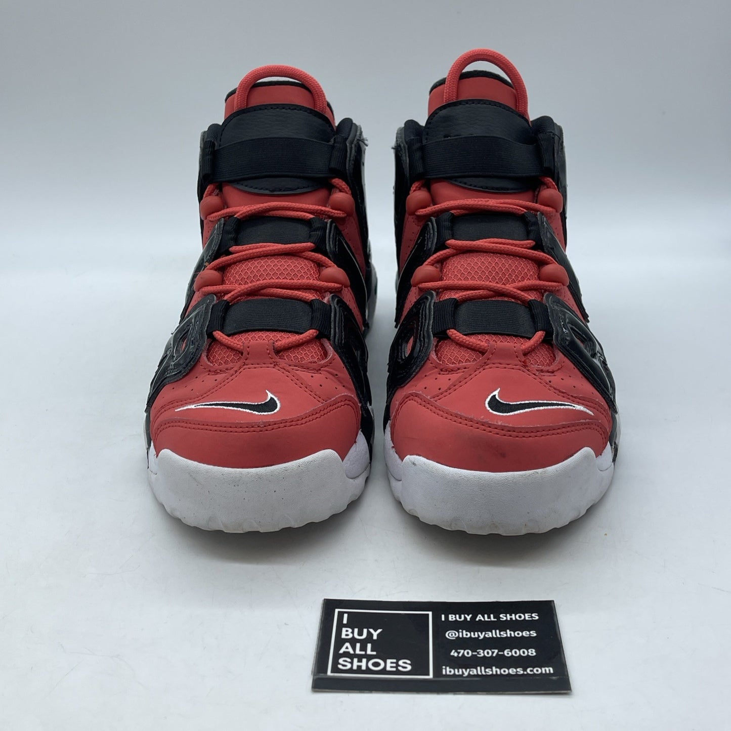 Size 9 - Nike Air More Uptempo I Got Next Red Black Suede Leather (DV2129-600)