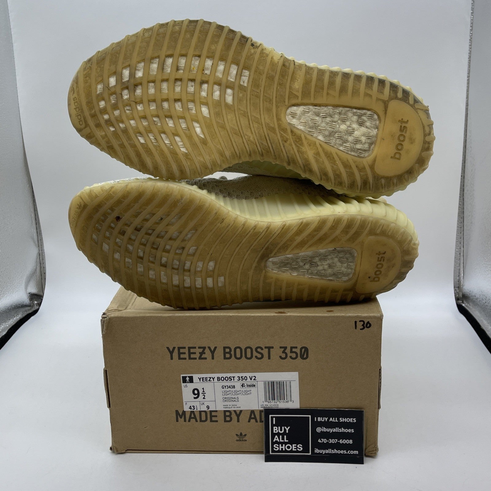 Size 9.5 - adidas Yeezy Boost 350 V2 Low Light Tan Suede (GY3438)