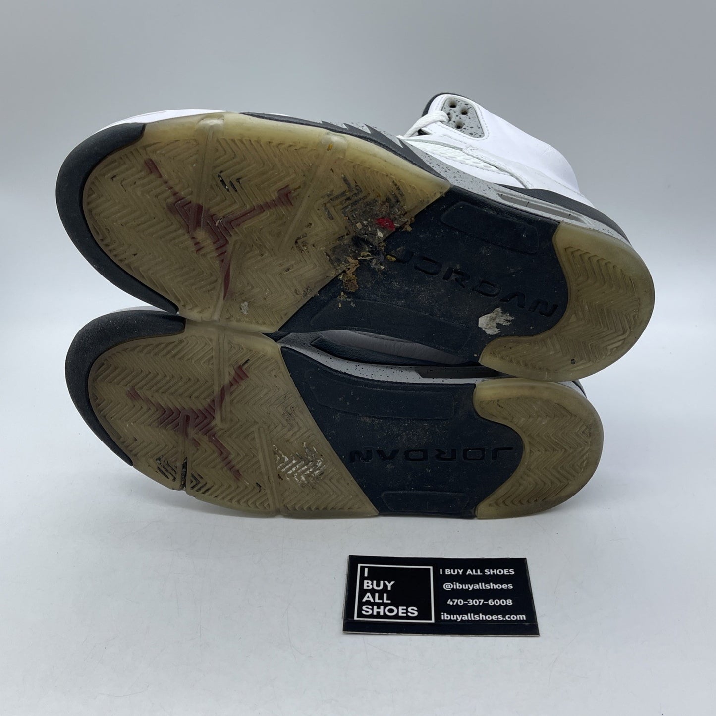 Size 8 - Air Jordan 5 Retro White Cement (136027-104)
