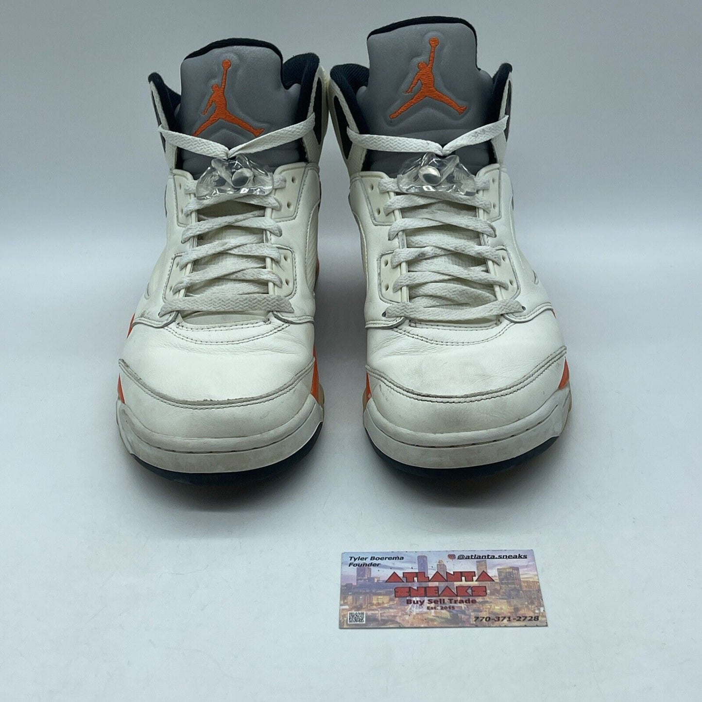 Size 12 - Jordan 5 Shattered Backboard Black Orange Silver Leather (DC1060-100)