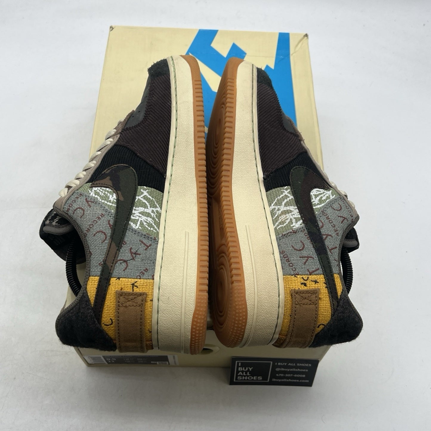 Size 9.5 - Nike Air Force 1 Low x Travis Scott Cactus Jack (CN2405-900)