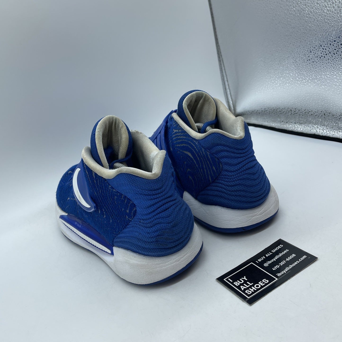 Size 11.5 - Nike KD 14 TB Game Royal Blue White Suede Leather (DA7850-400)