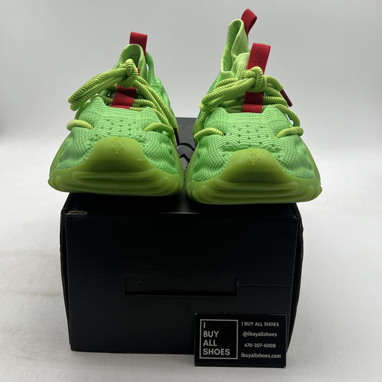 Size 11 - SIA Collective Mens Vulture Foam Sneakers Grinch Green