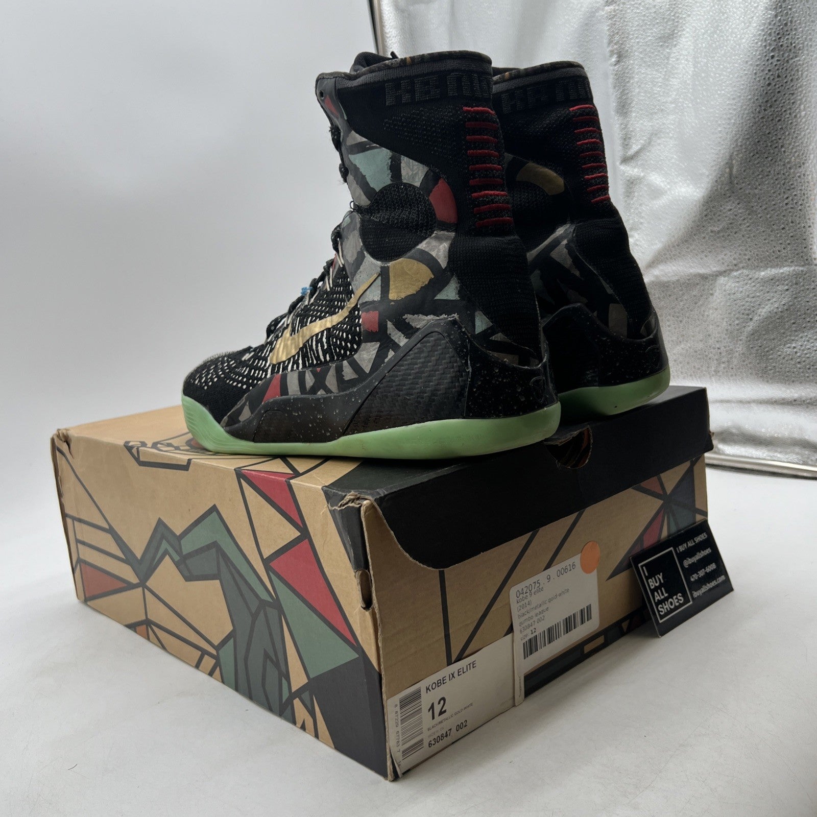 Size 12 - Nike Kobe 9 Elite NOLA Gumbo League - Maestro (630847-002)
