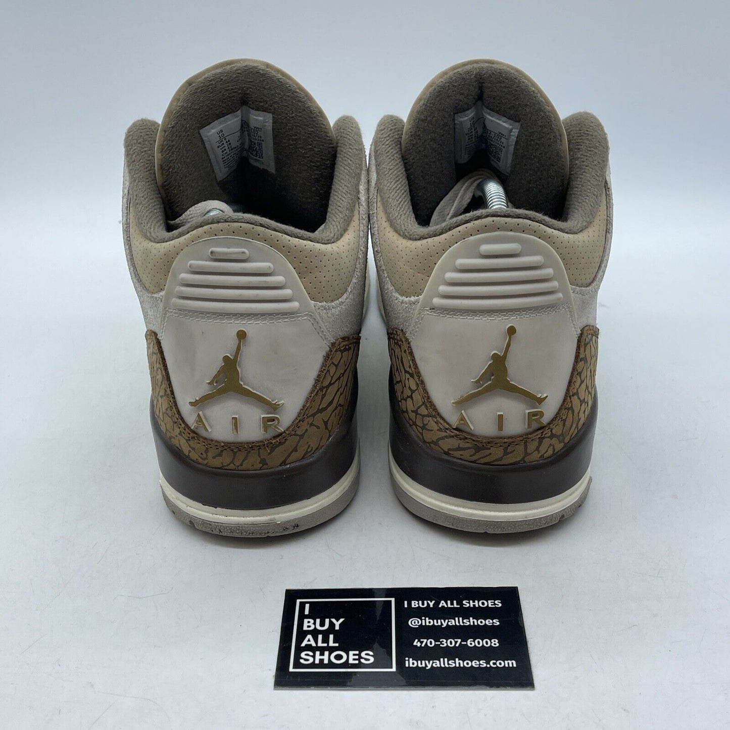Size 10 - Jordan 3 Retro Low Palomino Brown Suede Leather (CT8532-102)